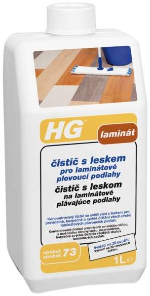 HG čistič s leskem pro laminátové plovoucí podlahy 1 L * čistič s leskem pro laminátové plovoucí podlahy 1