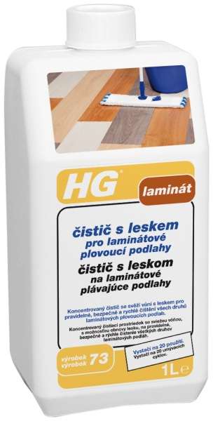 HG čistič s leskem pro laminátové plovoucí podlahy 1 L * čistič s leskem pro laminátové plovoucí podlahy 1 HG čistič s leskem pro laminátové plovoucí podlahy 1 L * čistič s leskem pro laminátové plovoucí podlahy 1