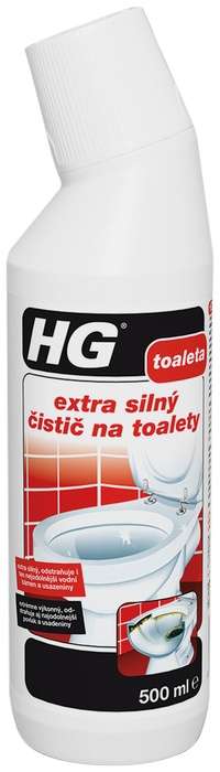 HG Extra silný čistič na toalety 500 ml