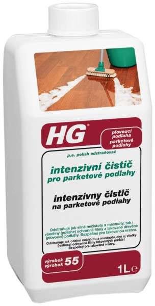 HG Intenzivní čistič pro parketové podlahy 1 L 1 HG Intenzivní čistič pro parketové podlahy 1 L 1
