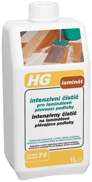 HG Intenzivní čistič pro laminátové plovoucí podlahy 1 L * Intenzivní čistič pro laminátové plovoucí podlahy 1