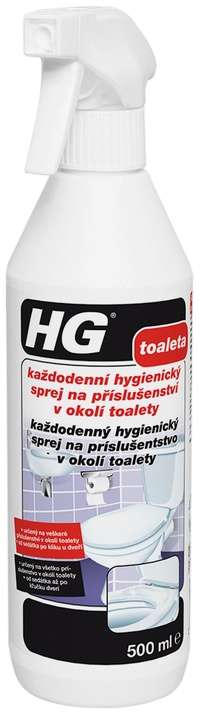 HG Každodenní hygienický sprej na příslušenství v okolí toalety 500 ml * na příslušenství v okolí toalety