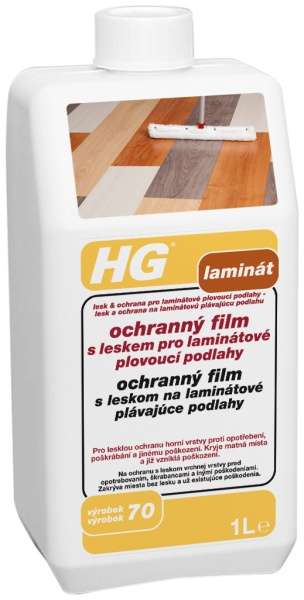 HG ochranný film s leskem pro laminátové plovoucí podlahy 1 L 1