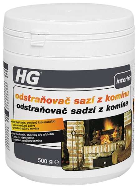 HG Odstraňovač sazí z komínu 500 g 1