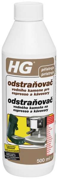 HG Odstraňovač vodního kamene pro espresso a kávovary 500 ml