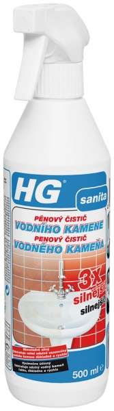 HG Pěnový čistič vodního kamene 3x silnější 500 ml HG Pěnový čistič vodního kamene 3x silnější 500 ml