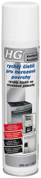 HG Rychlý čistič pro nerezové povrchy 500 ml 1