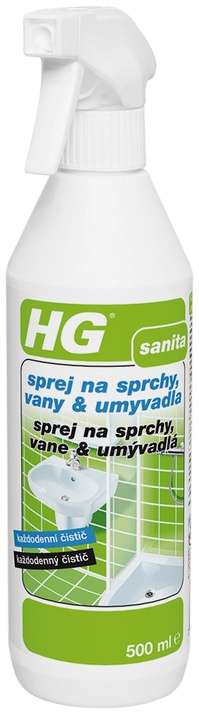 HG Sprej na sprchy, vany a umyvadla 500 ml