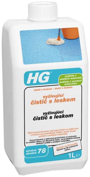 HG vyživující čistič s leskem pro podlahy z umělých materiálů 1 L 1