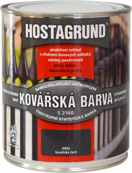 Hostagrund Kovářská barva černá S2160 * Kovářská čerň Hostagrund Kovářská barva černá S2160 * Kovářská čerň