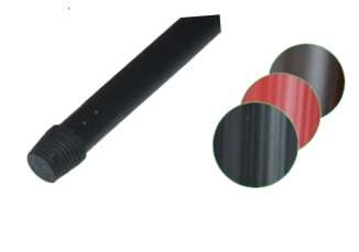 Hůl černá 120 cm, hrubý závit Hůl černá 120 cm, hrubý závit
