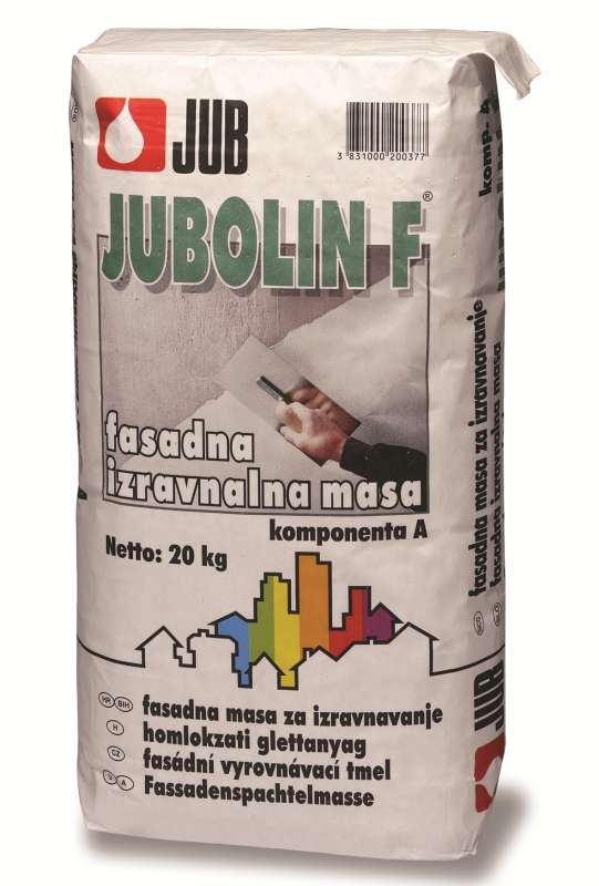 Jub Jubolin F 20 kg * Dvousložkový fasádní vyrovnávací tmel. Jub Jubolin F 20 kg * Dvousložkový fasádní vyrovnávací tmel.
