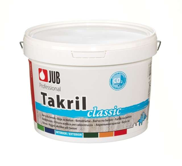 Jub Takril * Akrylátová barva na betonové konstrukce. Jub Takril * Akrylátová barva na betonové konstrukce.