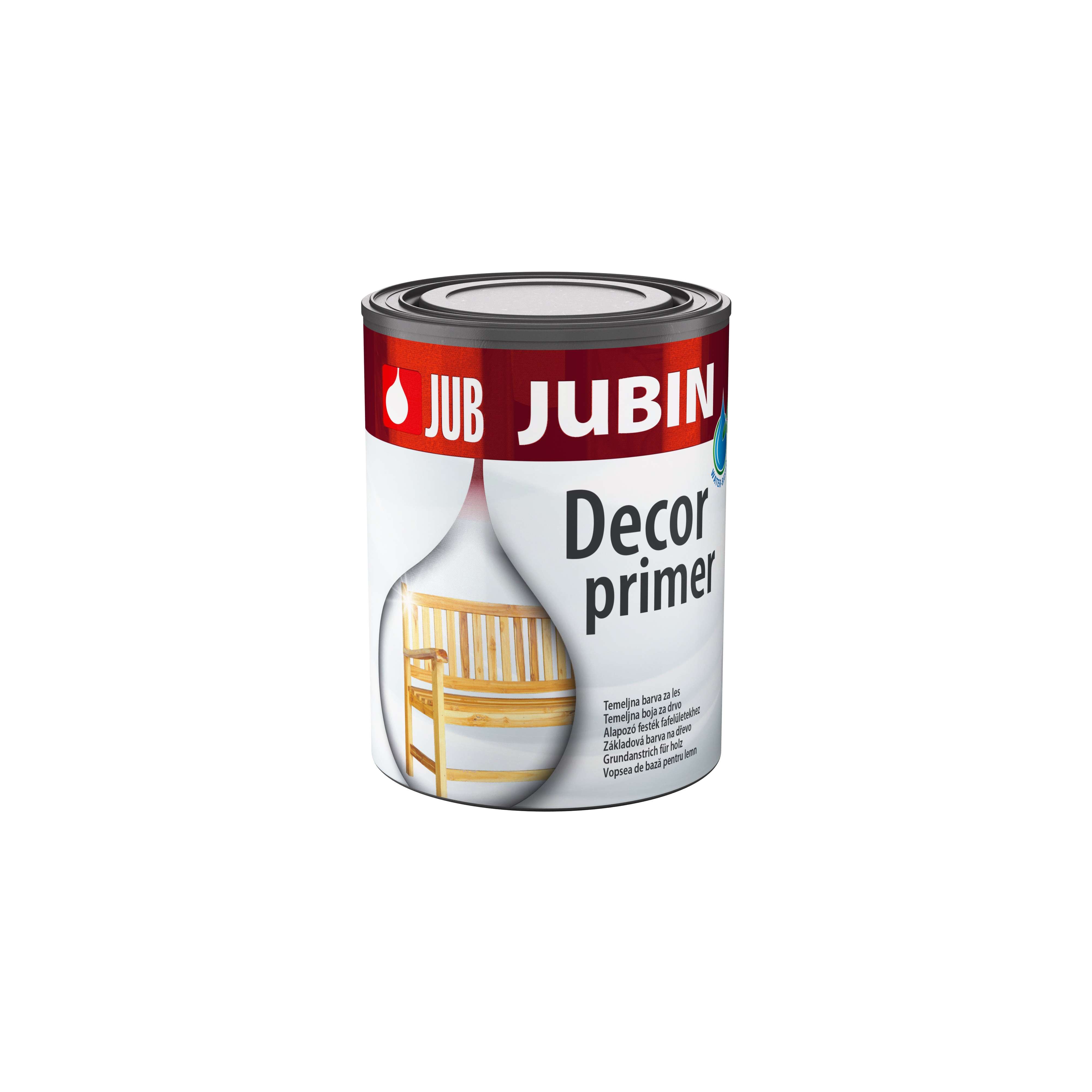 Jub Jubin Decor Primer bílá 0,65 L * základová barva na dřevo 1 Jub Jubin Decor Primer bílá 0,65 L * základová barva na dřevo 1