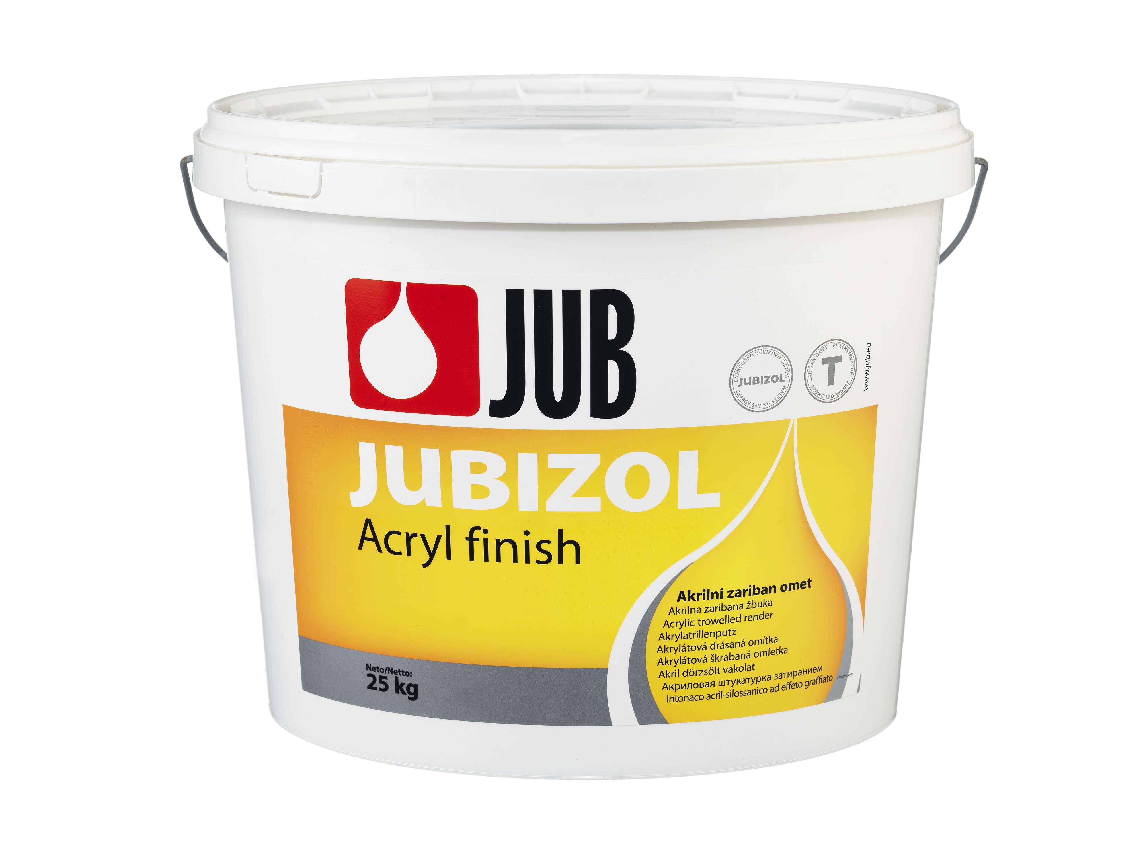 Jub Jubizol Acryl finish S 1,5 bílá 25 kg * Akrylátová hlazená omítka. 1