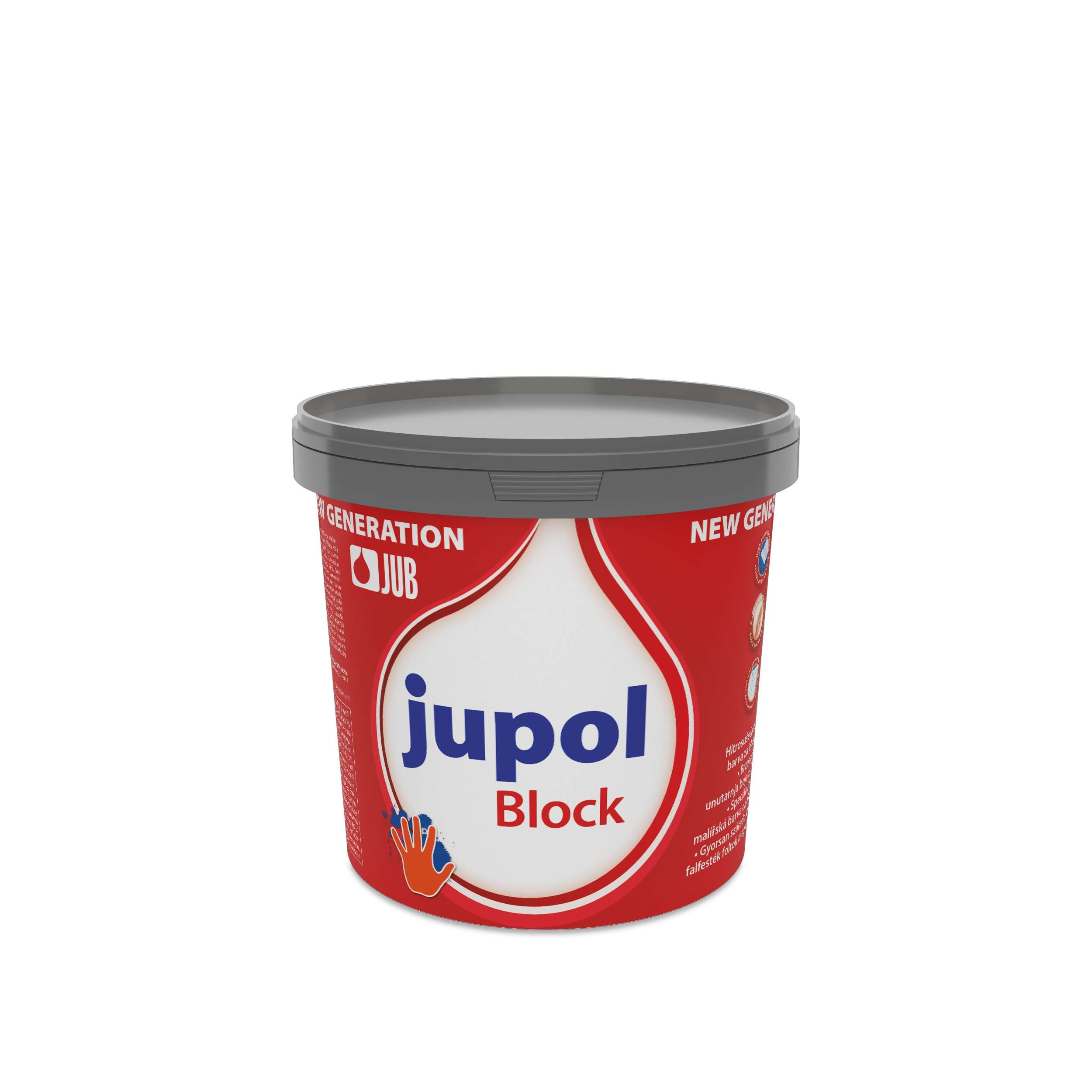 Jub Jupol Block bílá * Vnitřní vodou ředitelná barva na blokování skvrn .