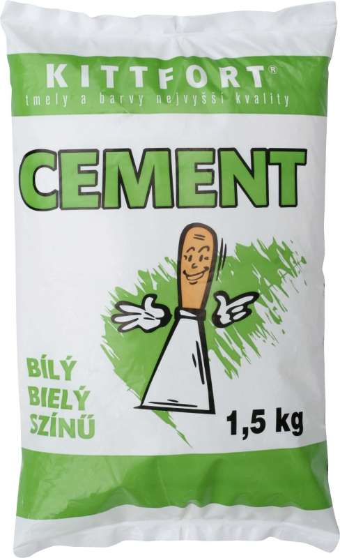 Kittfort Cement bílý 1,5 kg