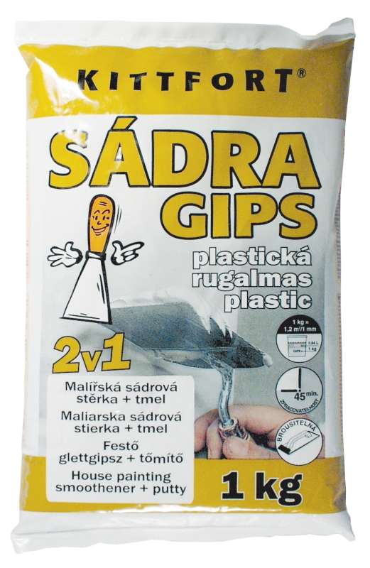 Kittfort Plastická sádra 2v1 1 kg Kittfort Plastická sádra 2v1 1 kg