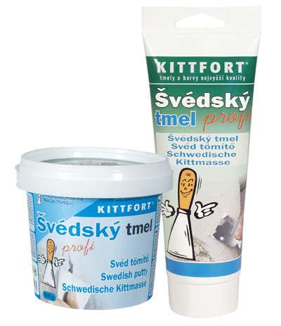 Kittfort Švédský tmel Profi 500 g * Univerzální krémovitý tmel na bázi akrylátu, k použití v interiéru i exteriéru. Kittfort Švédský tmel Profi 500 g * Univerzální krémovitý tmel na bázi akrylátu, k použití v interiéru i exteriéru.