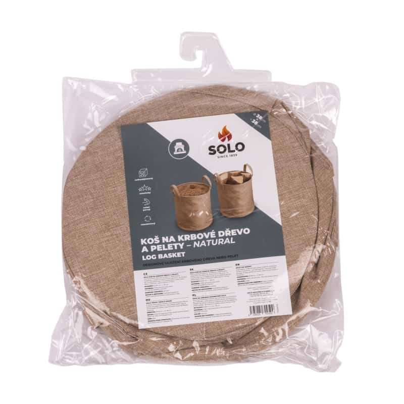 Solo Koš na krbové dřevo a pelety Natural 1 Solo Koš na krbové dřevo a pelety Natural 1