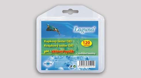 Laguna Tester Oxi kapkový 120 * Tester pro zkoušku bazénové vody. 1