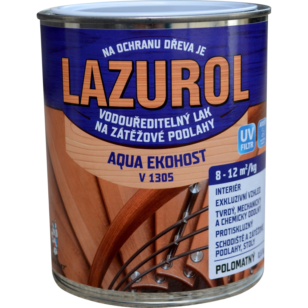 Lazurol Aqua Ekohost V 1305 * Podlahový lak vodouředitelný polyuretanový. 1 Lazurol Aqua Ekohost V 1305 * Podlahový lak vodouředitelný polyuretanový. 1
