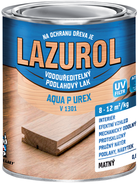 Lazurol Aqua P urex V1301 * Lak vodouředitelný akryluretanový na dřevo. 1 Lazurol Aqua P urex V1301 * Lak vodouředitelný akryluretanový na dřevo. 1