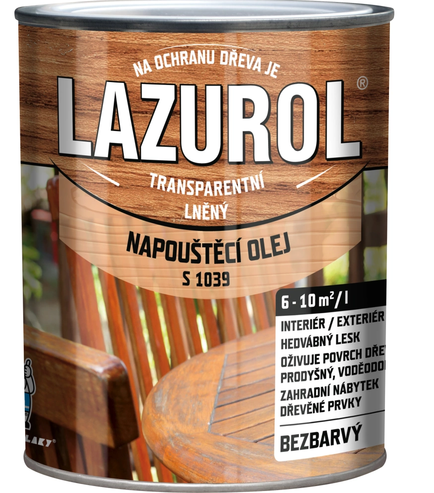 Lazurol napouštěcí olej S1039 * Přírodní napouštěcí olej.