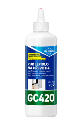 GC420 PUR Lepidlo na dřevo D4 * Jednosložkové polyuretanové lepidlo vysoce vodovzdorné GC420 PUR Lepidlo na dřevo D4 * Jednosložkové polyuretanové lepidlo vysoce vodovzdorné