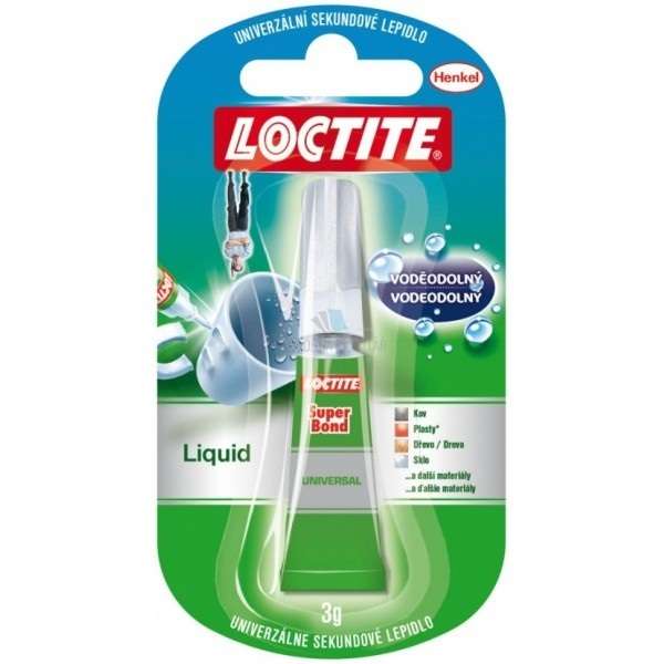 Loctite Super Bond 3 g * Univerzální sekundové lepidlo.