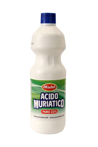 Acido Muriatico 33 % WC gel 1000 ml - poue pro osobní odběr * Zboží pouze pro osobní odběr v kamenné prodejně Nuselská 88 a Drnovská 36.