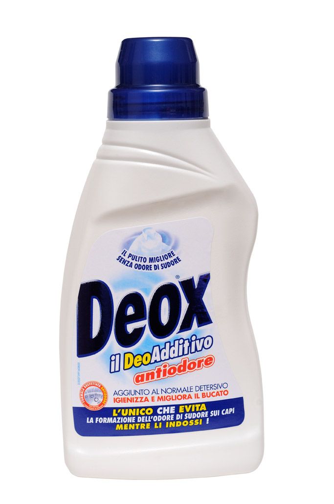 Deox Additivo Antiodore 750 ml * Doplňěk k pracímu prostředku pro udržení svěžesti. Deox Additivo Antiodore 750 ml * Doplňěk k pracímu prostředku pro udržení svěžesti.