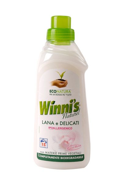 Winni´s Lana 750 ml * Hypoalergenní tekutý prací gel s vůní růže na vlnu, hedvábí a jemné prádlo. Winni´s Lana 750 ml * Hypoalergenní tekutý prací gel s vůní růže na vlnu, hedvábí a jemné prádlo.
