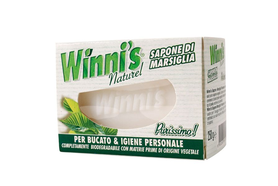 Winni´s Sapone Marsiglia 250 g * Marseillské mýdlo pro osobní hygienu i ruční praní.