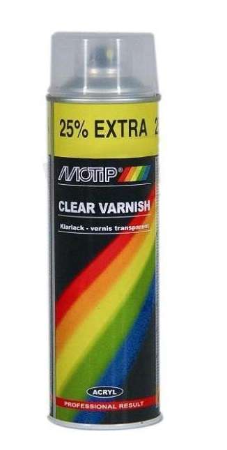 Motip Clear varnish matt bezbarvý lak 500 ml 1