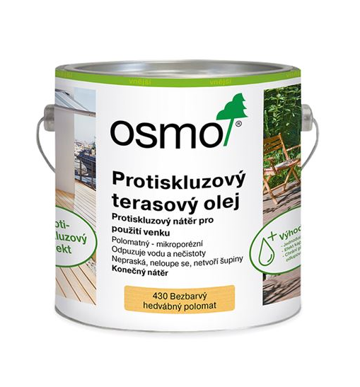 Osmo Protiskluzový terasový olej bezbarvý 0,125 L Osmo Protiskluzový terasový olej bezbarvý 0,125 L