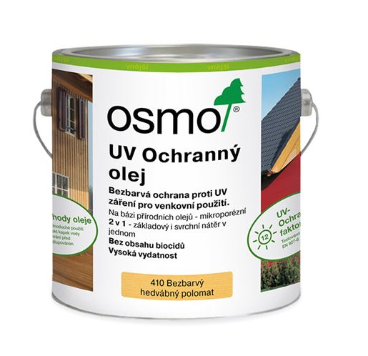 Osmo UV Ochranný olej bezbarvý * bez účinných látek pro interiér Osmo UV Ochranný olej bezbarvý * bez účinných látek pro interiér