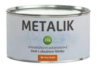 Polykar Metalik * tmel určený pro tmelení lehkých kovů 1