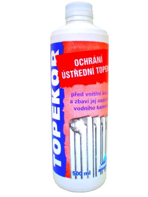 Topekor 0,5 L * prostředek pro ústřední topení Topekor 0,5 L * prostředek pro ústřední topení