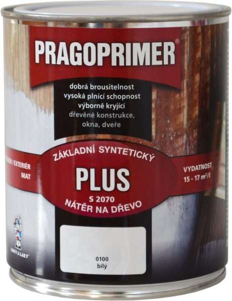 Pragoprimer Plus S 2070 * Základní barva na dřevo 1 Pragoprimer Plus S 2070 * Základní barva na dřevo 1