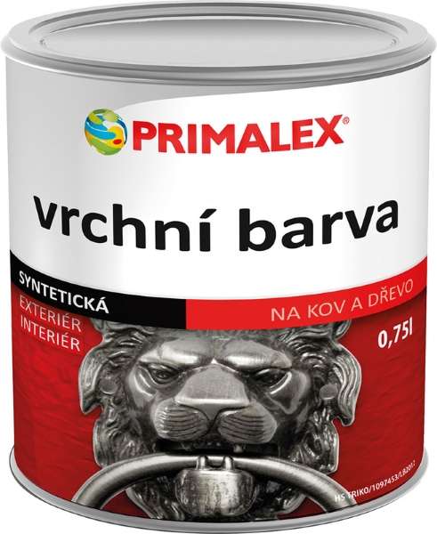 Primalex Vrchní Barva Lesk * Vrchní univerzální syntetická barva na kov a drěvo. 1