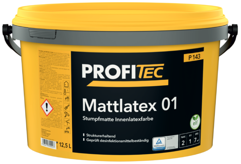 Profitec Mattlatex 01 * Latexová barva matná P 143 Profitec Mattlatex 01 * Latexová barva matná P 143