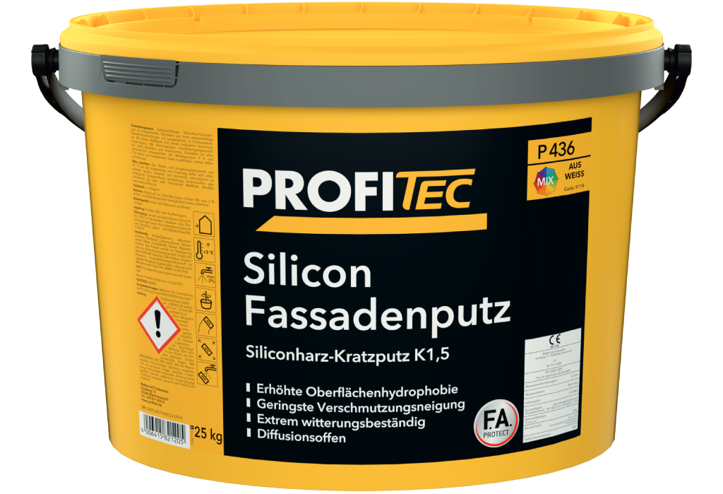 Profitec Silicon-Fassadenputz K * Silikonová škrábaná omítka P 436