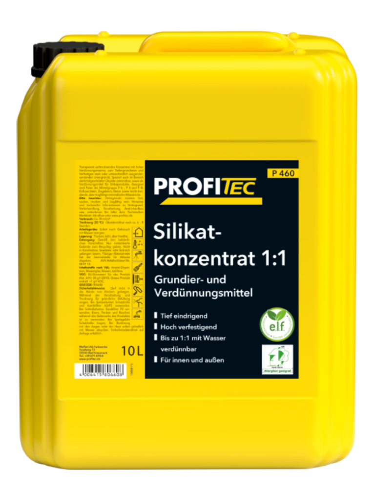 Profitec Silikatkonzentrat 1:1 * Silikátová penetrace - koncentrát P 460