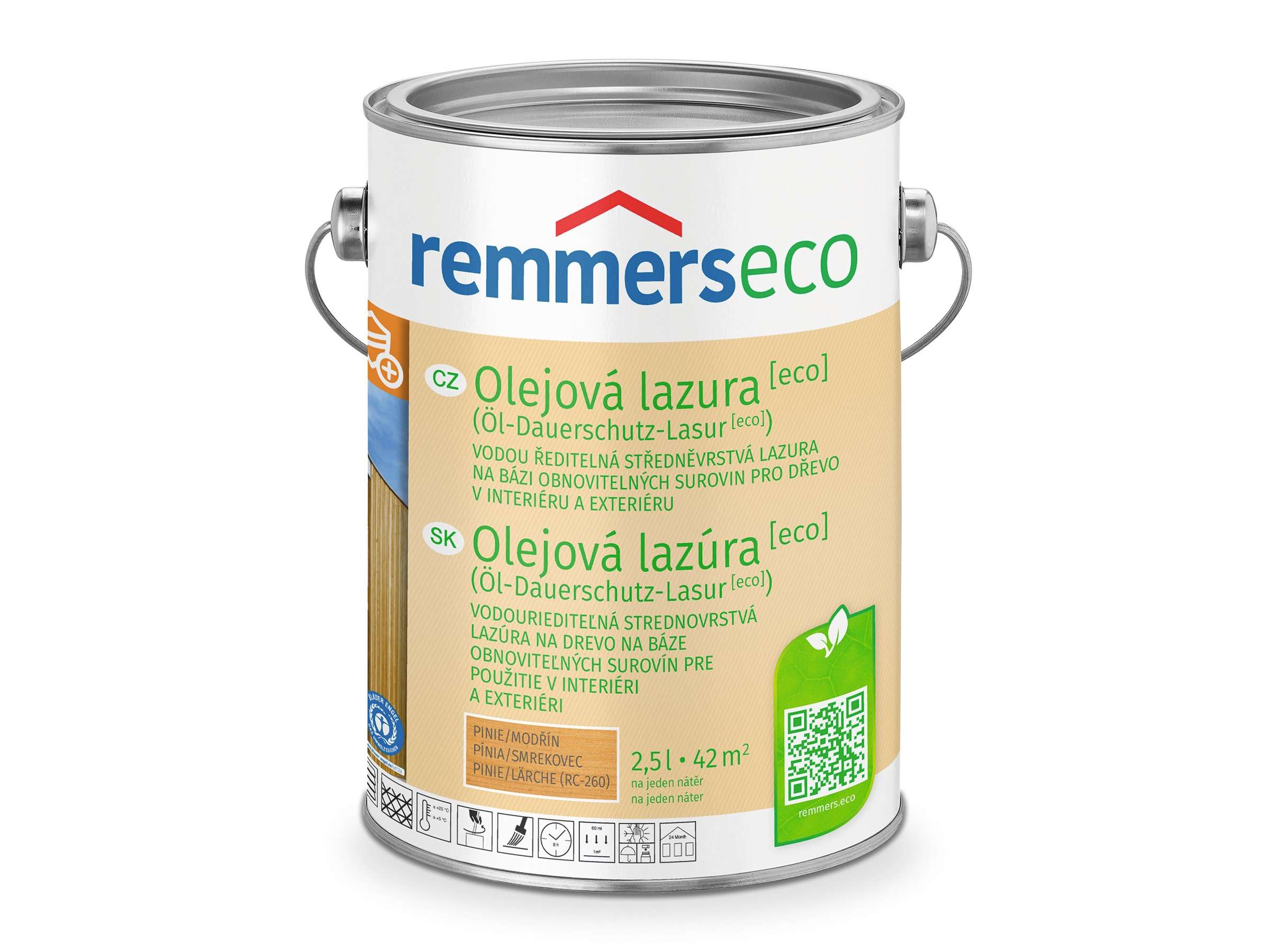Remmers Olejová lazura eco * Öl-Dauerschutz-Lasur eco 1