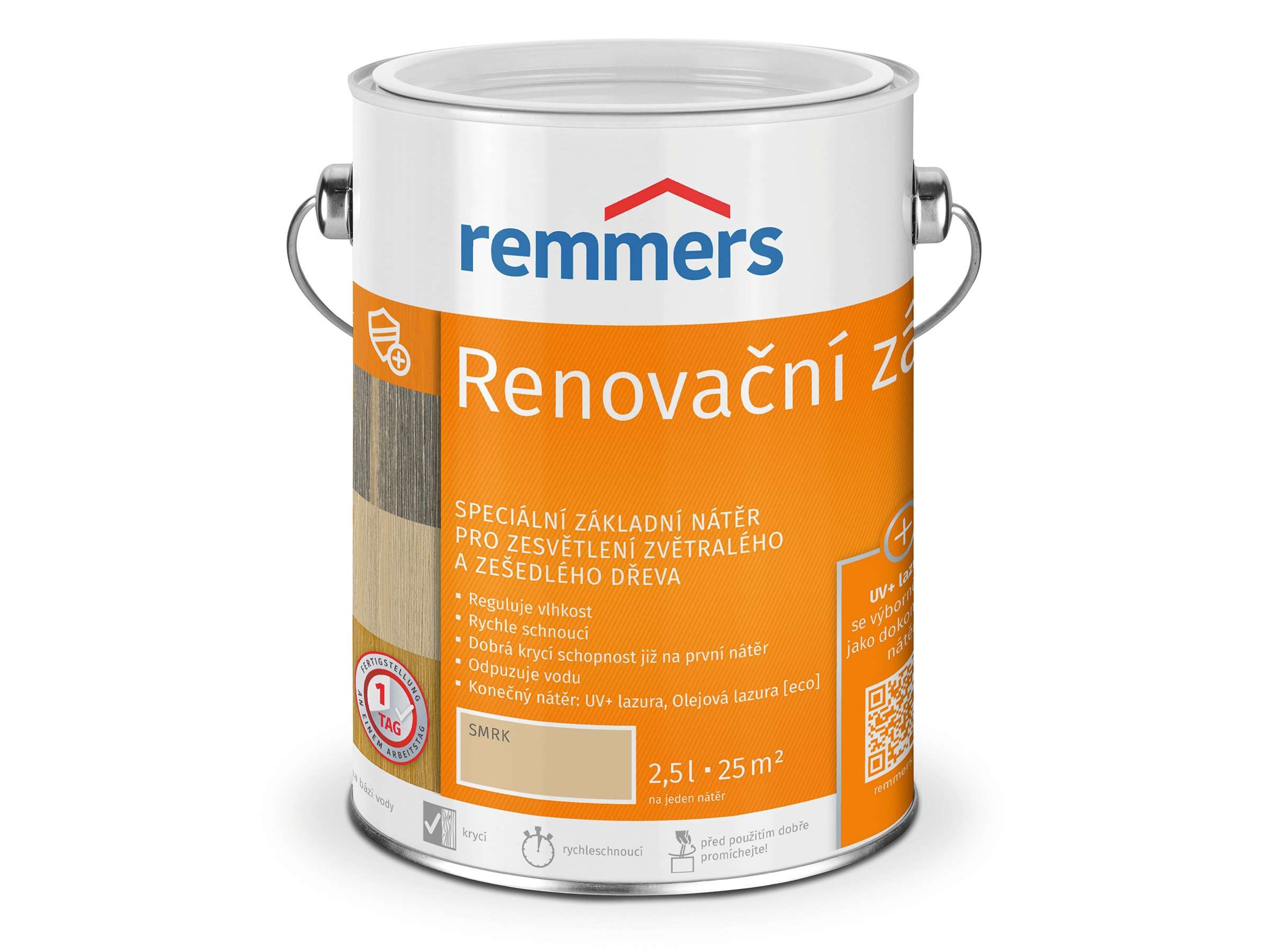 Remmers Renovační základ * Speciální renovační základní nátěr pro zesvětlení zvětralých / zešedlých dřev. 1
