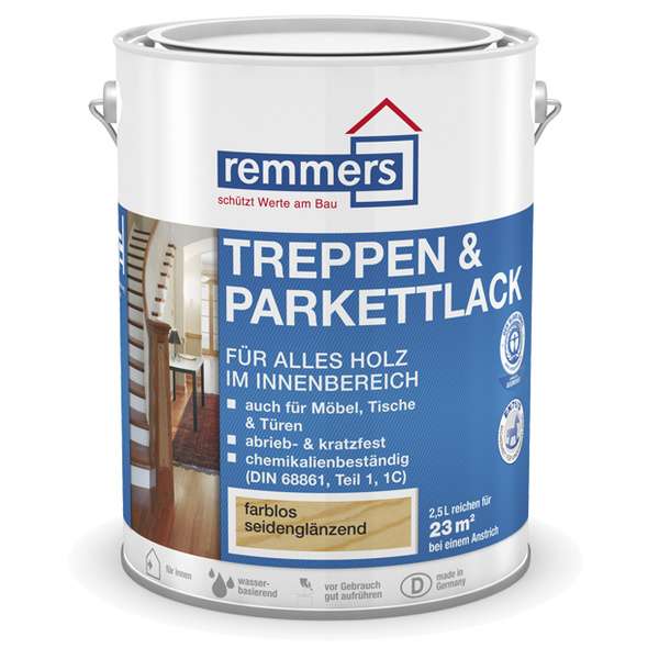 Remmers Aidol Treppen-Parkettlack * vodouředitelný podlahový lak Remmers Aidol Treppen-Parkettlack * vodouředitelný podlahový lak