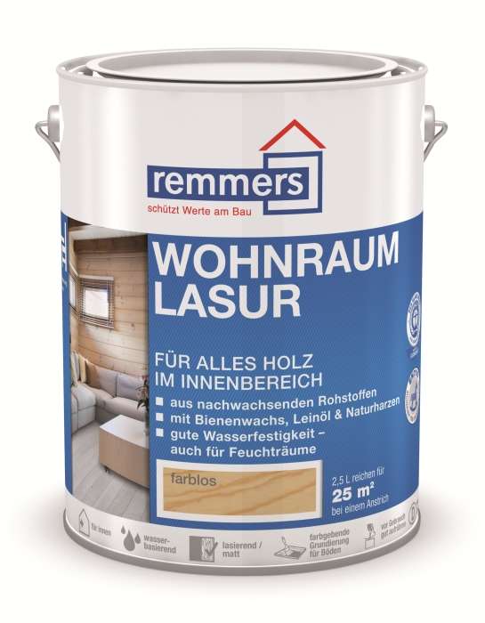 Remmers Wohnraum Lasur * vosková emulze na bázi včelího vosku Remmers Wohnraum Lasur * vosková emulze na bázi včelího vosku