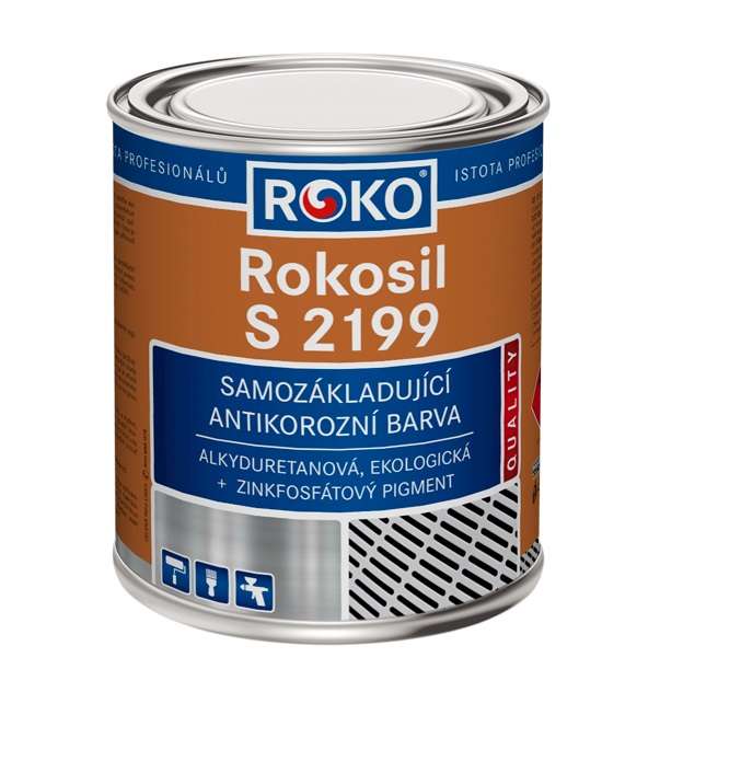 Rokosil S 2199 RAL 9010 bílá 11 kg * polomat 1