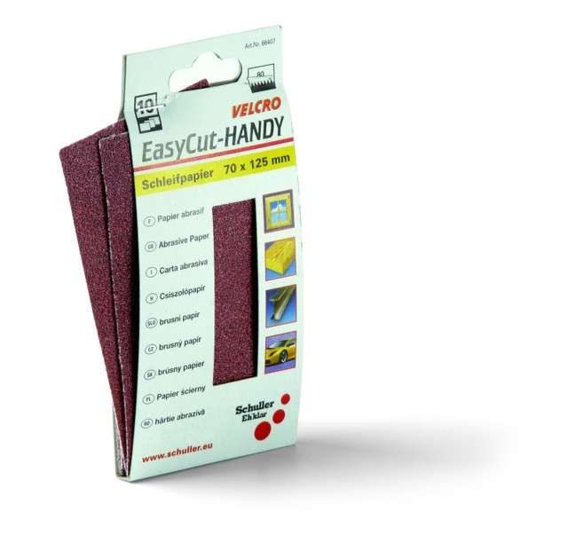 Brusný papír Easy Cut Handy 70 x 125 mm 10 ks * Na suchý zip. Brusný papír Easy Cut Handy 70 x 125 mm 10 ks * Na suchý zip.